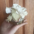 WHITE FLOWER HOME DECOR POT